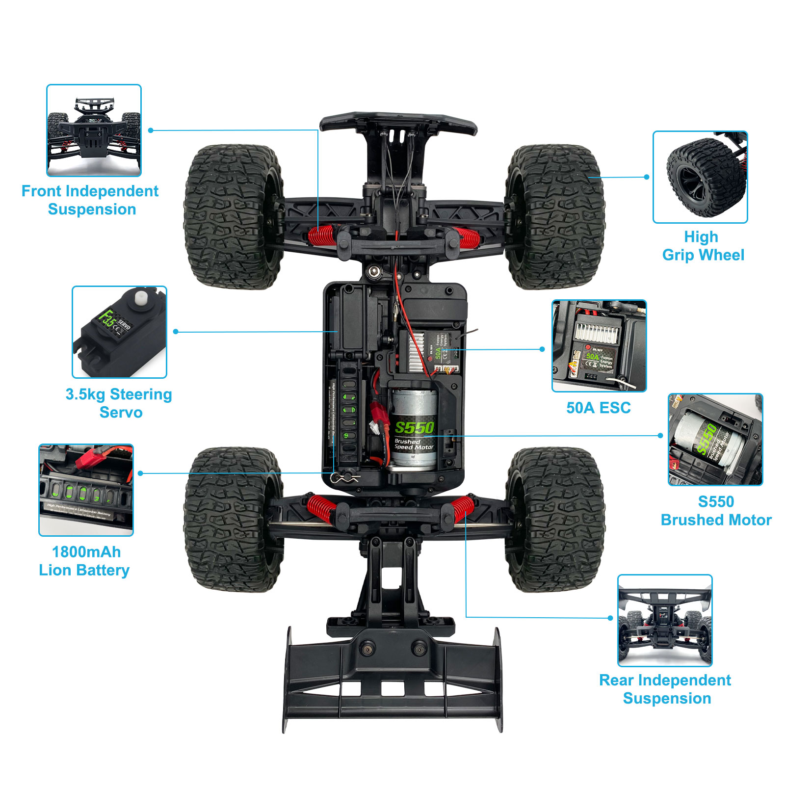 1:12 RC Buggy Parts – BONZAI